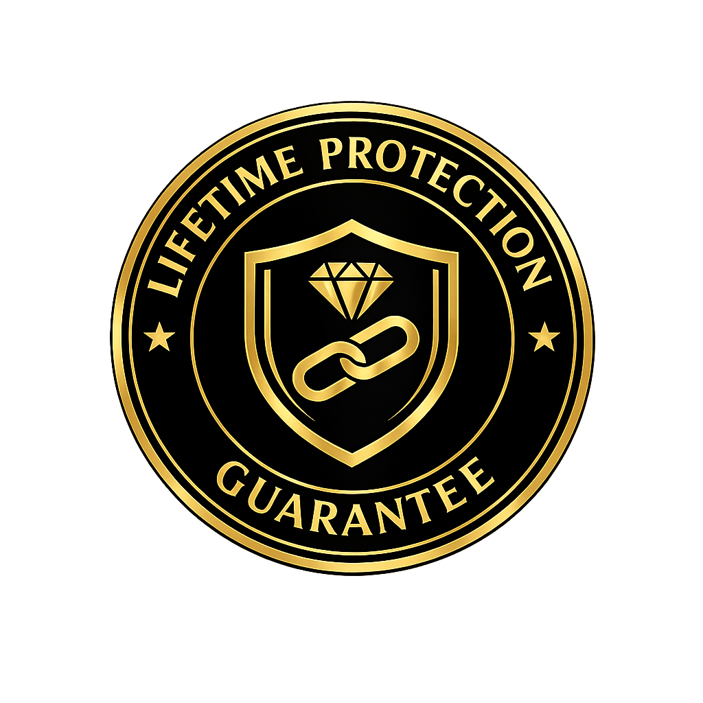 Lifetime Tarnish & Replacement Guarantee