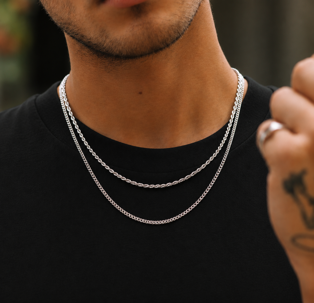 Silver Duo Set